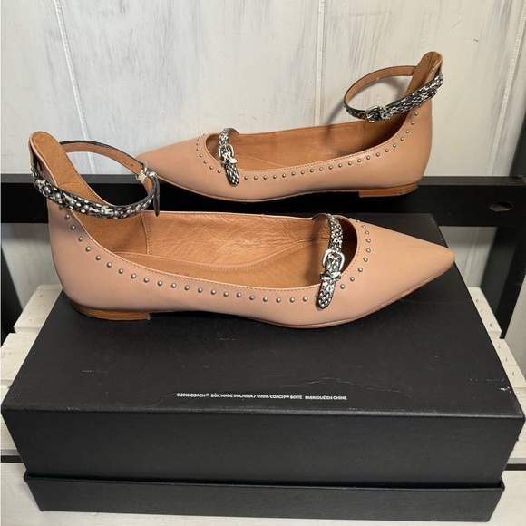 Coach Jody Nude-Beechwood/2 Embossed Straps, Size 7.5, Very Flattering, NWB, NEW - Picture 9 of 9